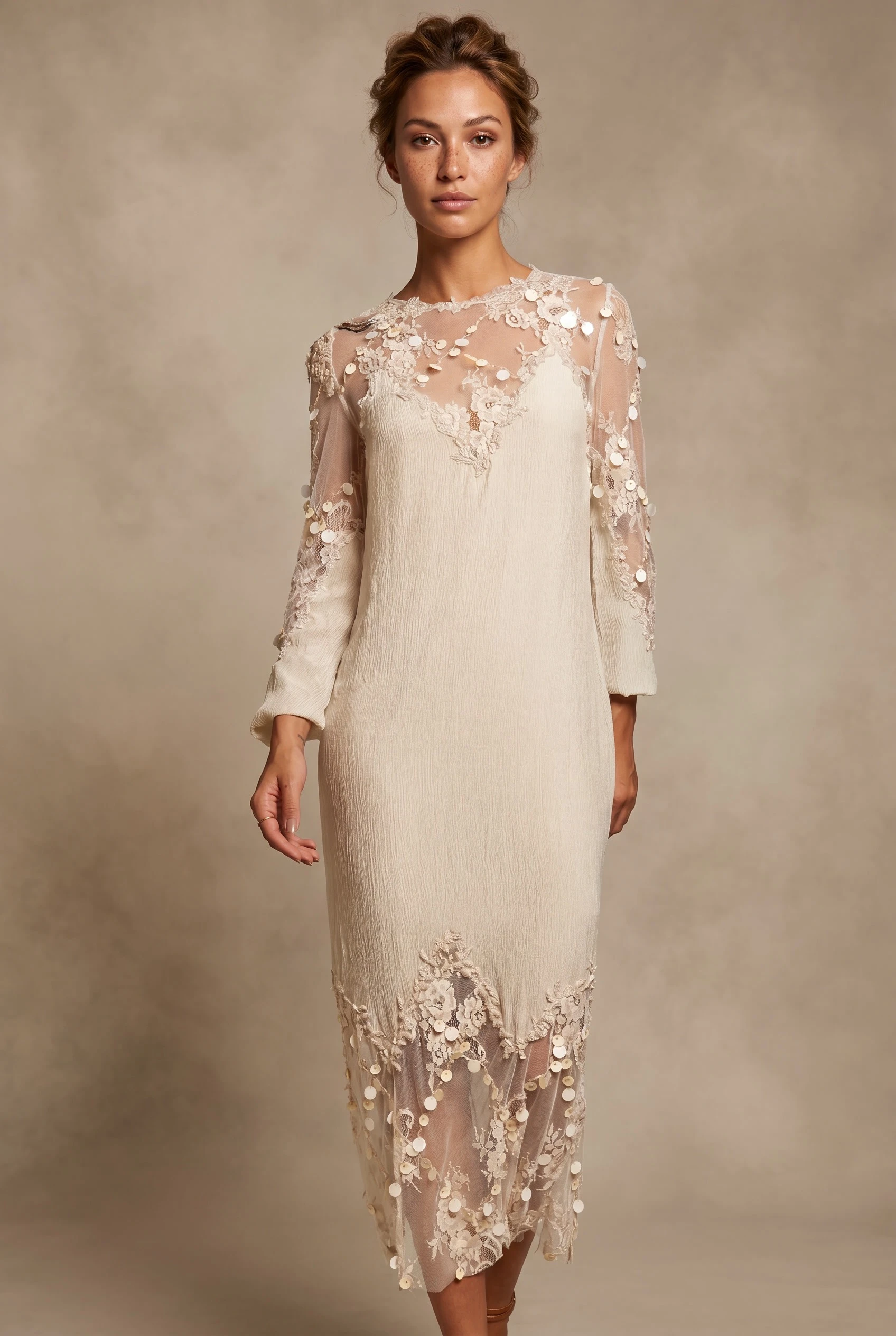 White Olivia Midi
