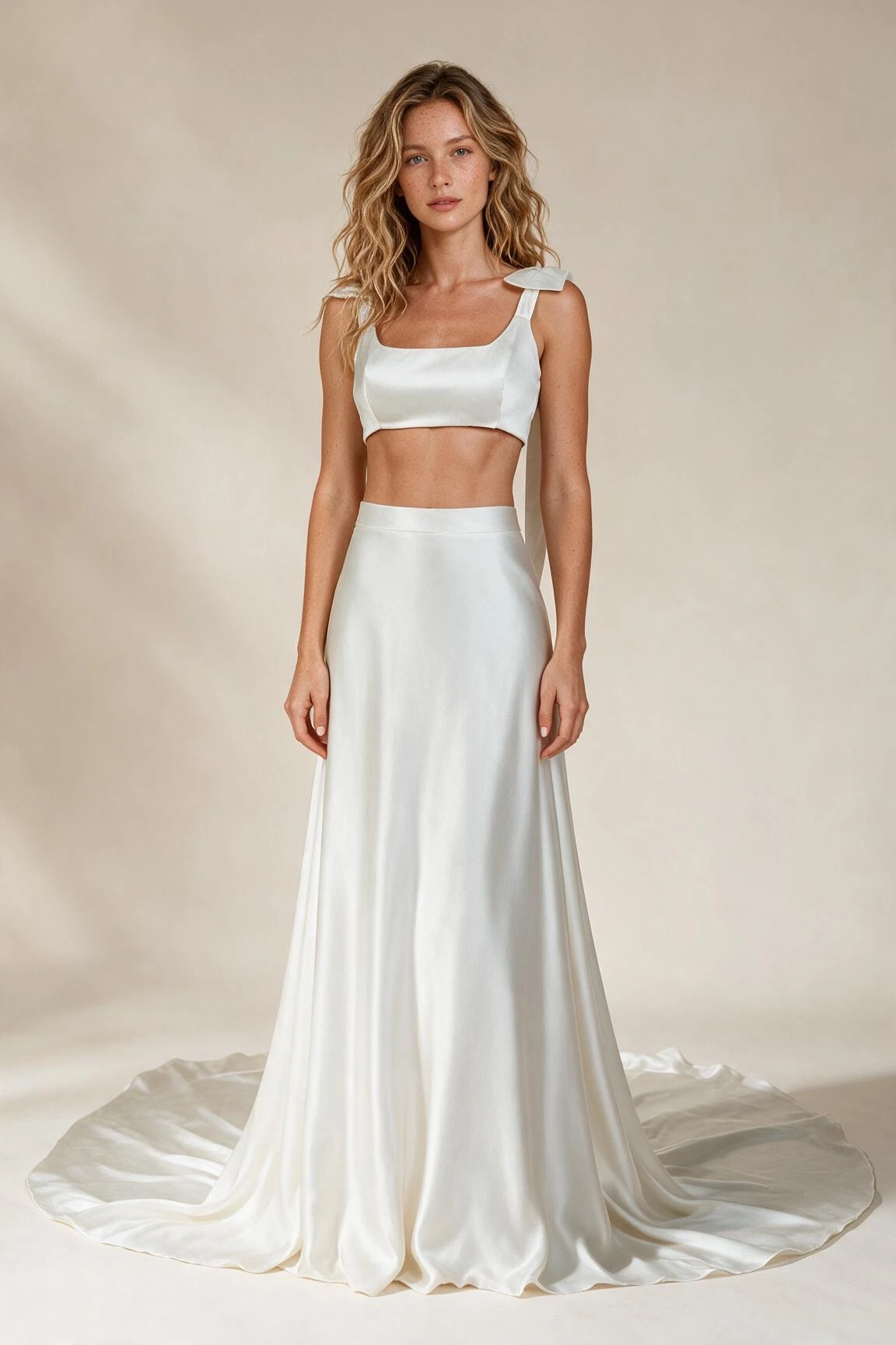 Conjunto Natalie cropped e saia